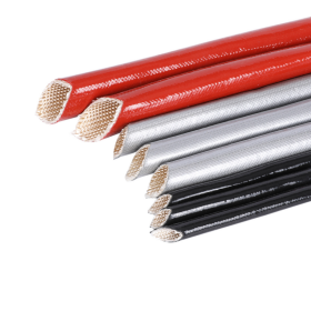 Glasfaserschlauch aus extrudiertem Silikonkautschuk-SB-SGS-E