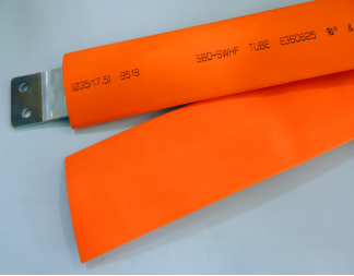 V0 Flammhemmender orangefarbener Schrumpfschlauch f&uuml;r New Energy Vehicle-SBD-SWHF-EV